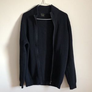 Massimo Dutti blue cotton sweater